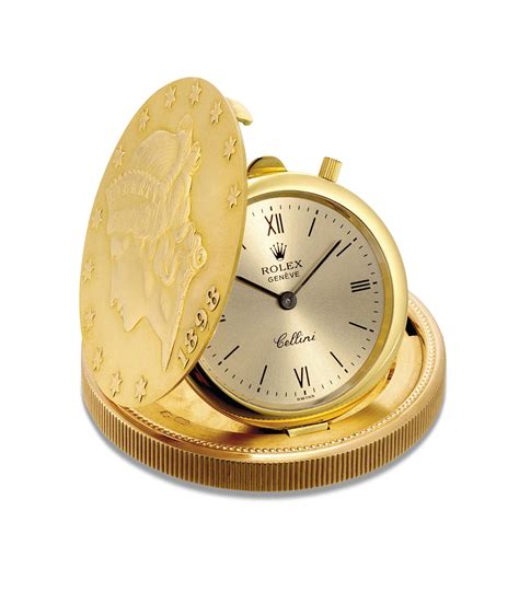 rolex gold coin watch